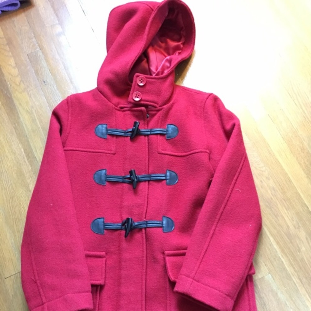 Gap Red Wool Peacoat ❤️